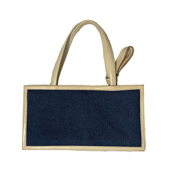 💙 y2k christian dior blue denim “ diorella “ bag from the s/s 2001 collection - Picture 3 of 4